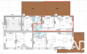 Apartment in Marange-Silvange (57535)