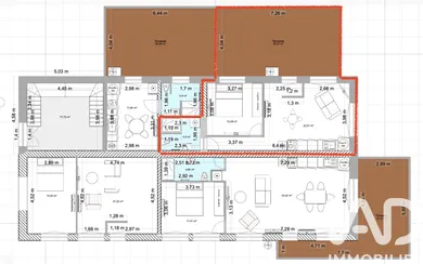 Apartment in Marange-Silvange (57535)