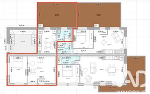 Apartment in Marange-Silvange (57535)