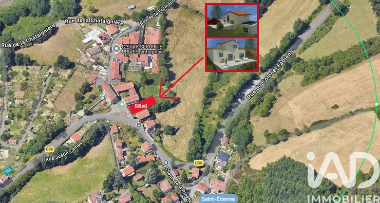 Terrain 108 m² · à Saint-Étienne · 108 m² · 55 000 €