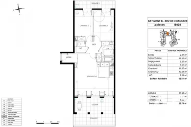 Apartment in Le Plessis-Robinson (92350)