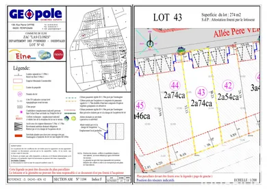 Building plot in ELNE (66200)