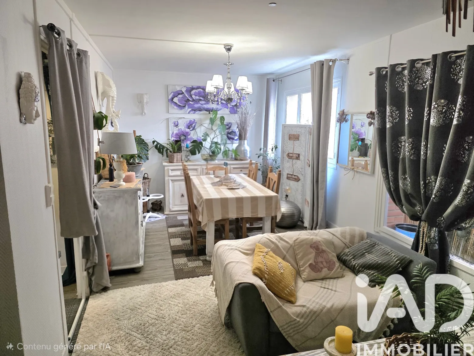 Vente appartement à Maubeuge (59600) : appartement 5 pièces 60 m² — 3