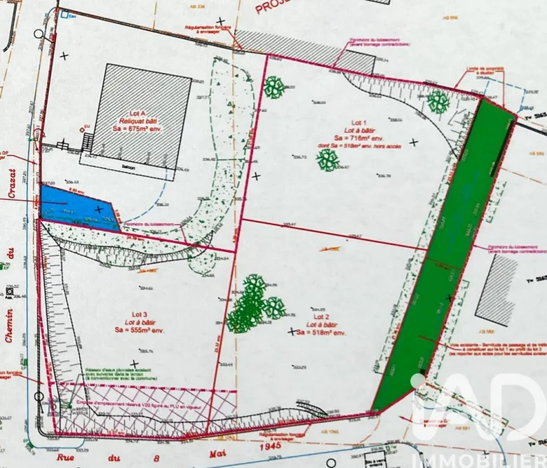 Terrain à bâtir à Thurins (69510) · 139 000 €