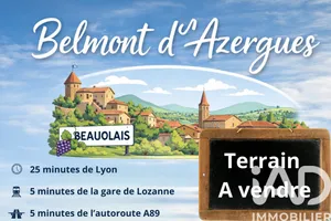 Terrain à Belmont-d'Azergues (69380)