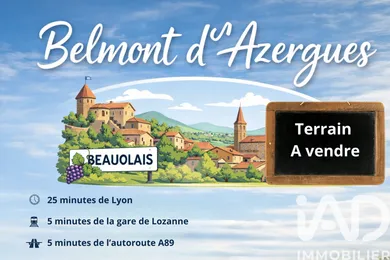 Terrain à Belmont-d'Azergues (69380)