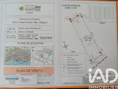 Land in Couëron (44220)