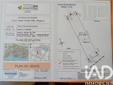 Land in Couëron (44220)