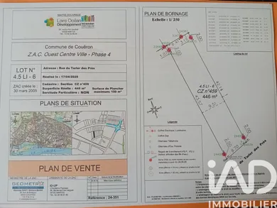 Building plot in Couëron (44220)