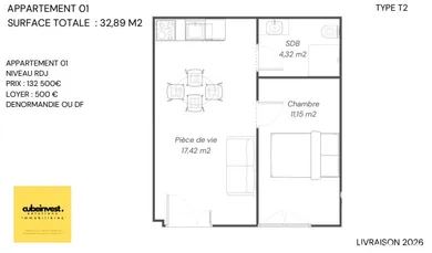 Apartment in Morlaix (29600)