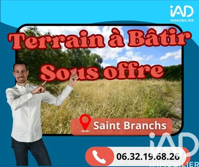 Building plot in Saint-Branchs (37320)