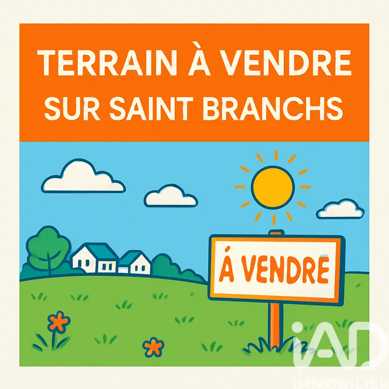 Terrain 744 m² · à Saint-Branchs · 744 m² · 75 000 €