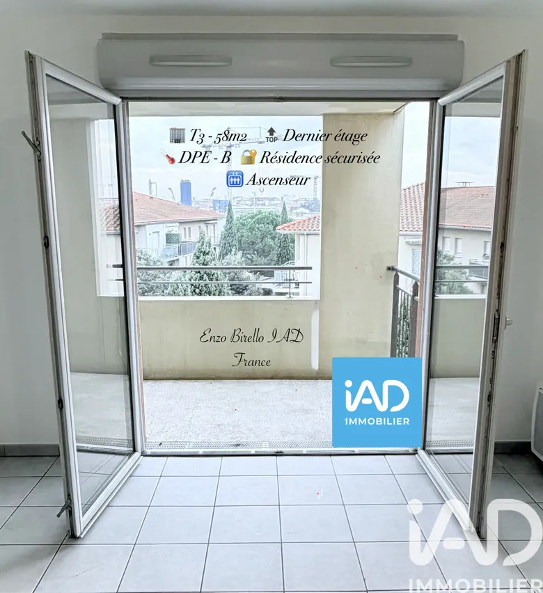 Vente appartement à Toulouse (31200) : appartement 3 pièces 58 m² — 4