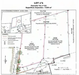 Building plot in Lannebert (22290)
