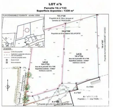 Building plot in Lannebert (22290)