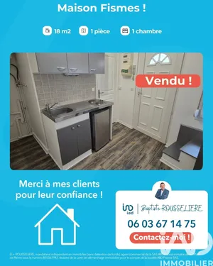 Maison de ville à Fismes (51170)