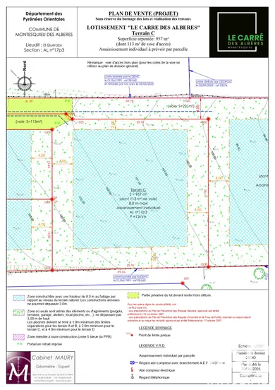 Building plot in Montesquieu-des-Albères (66740)