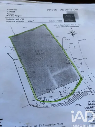 Building plot in Avrillé (85440)