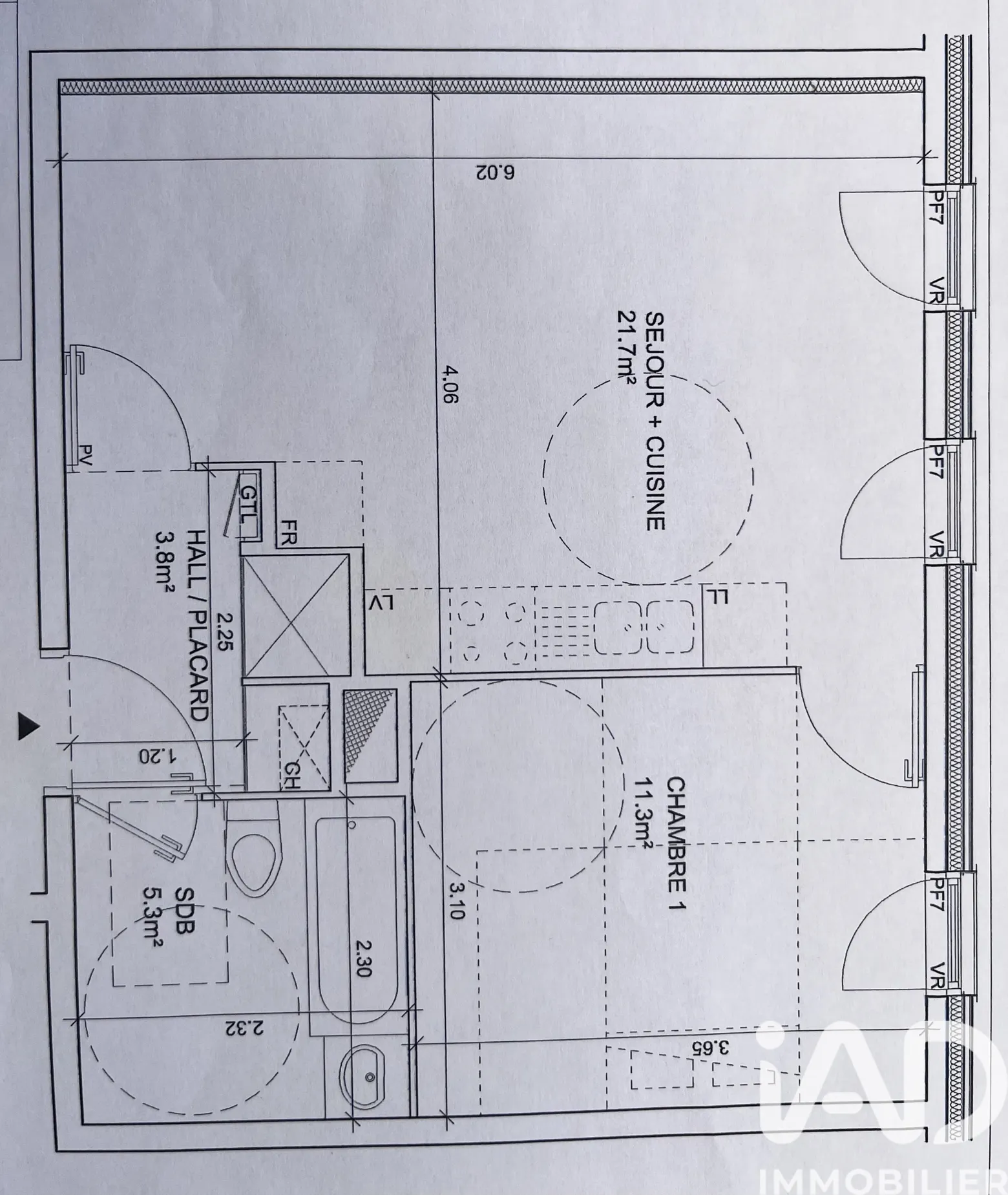 Vente appartement à Lille (59000) : appartement 2 pièces 42 m² — 6
