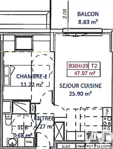 Appartement à Autun (71400)