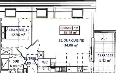 Appartement à Autun (71400)
