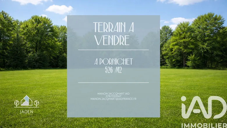 Terrain à bâtir à Pornichet (44380) · 147 000 €