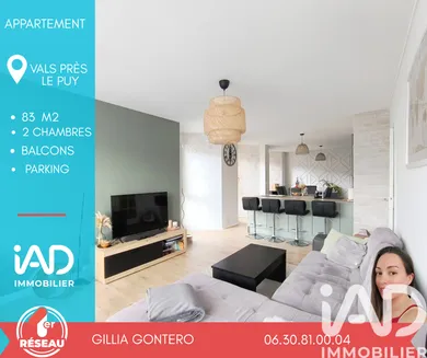 Appartement à Vals-près-le-Puy (43750)