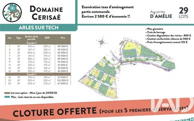 Building plot in Amélie-les-Bains-Palalda (66110)