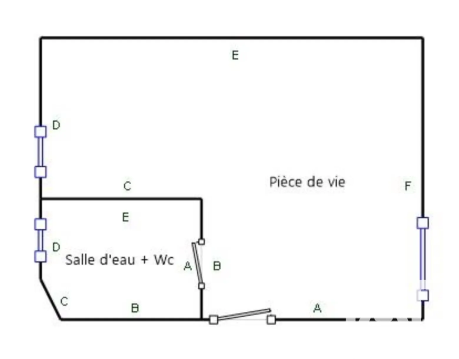 Vente appartement à Montpellier (34070) : appartement 1 pièce 20 m² — 6