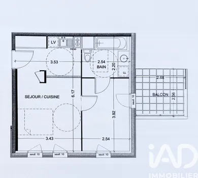 Appartement à Villeurbanne (69100)