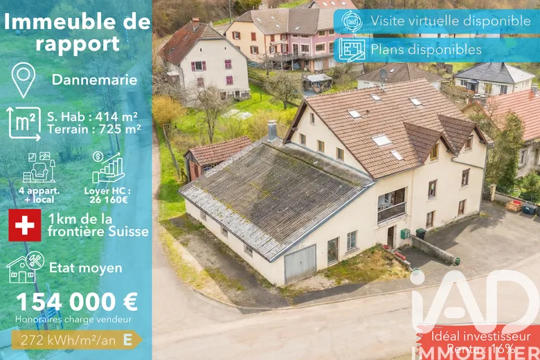 Immeuble 414 m²