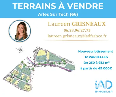 Building plot in Amélie-les-Bains-Palalda (66110)