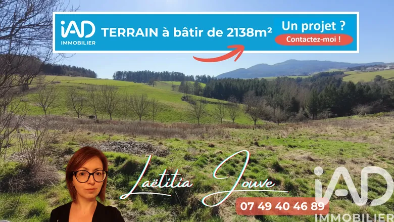 Terrain à bâtir à Beauzac (43590) · 70 000 €