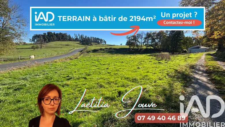 Terrain à bâtir à Retournac (43130) · 64 000 €