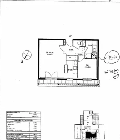 Apartment in Noisy-le-Grand (93160)