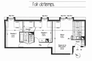 Appartement à Bailly-Romainvilliers (77700)