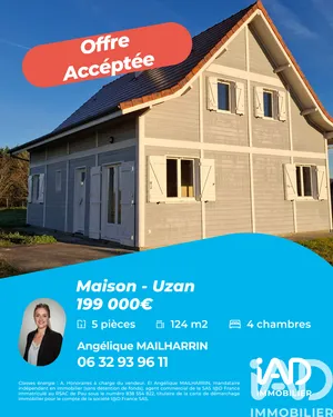 Maison de campagne à Uzan (64370)