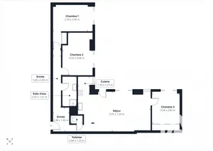 Apartment in Saint-Herblain (44800)