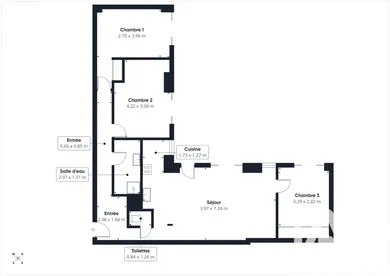 Appartement à Saint-Herblain (44800)