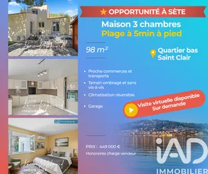 Maison à Sète (34200)