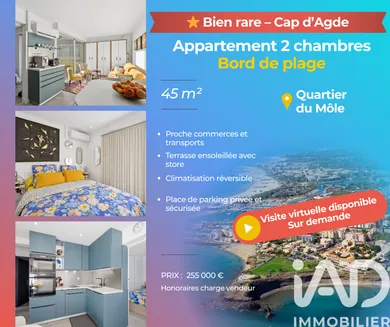 Apartment in Agde (34300)