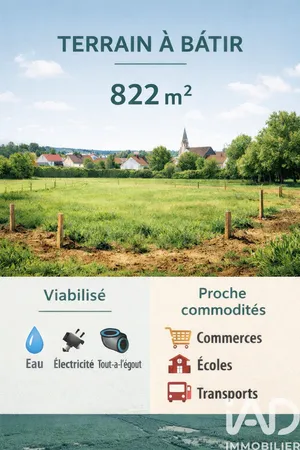 Terrain à bâtir à Camarsac (33750)