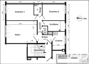 Apartment in Ablon-sur-Seine (94480)