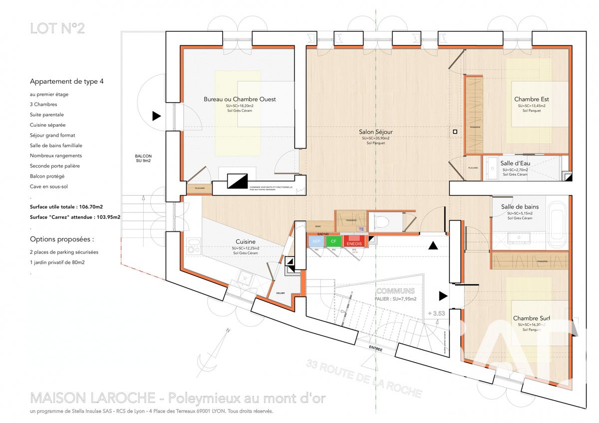 appartement à Poleymieux-au-Mont-d'Or