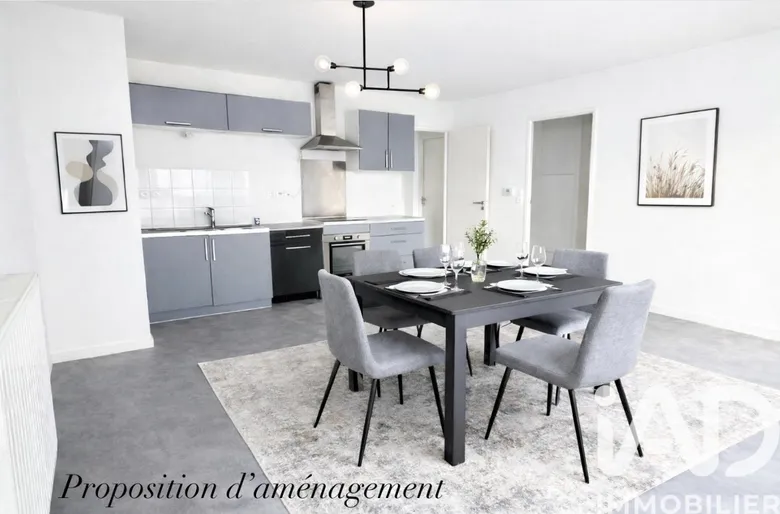 Appartement 3 pièces 64 m² · à Rezé · 63,7 m² · 215 000 €
