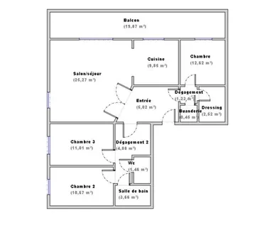 Apartment in Sathonay-Camp (69580)