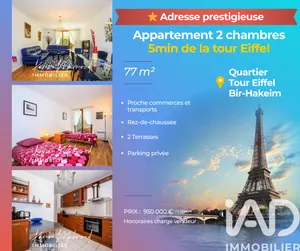 Apartment in Paris (75015)