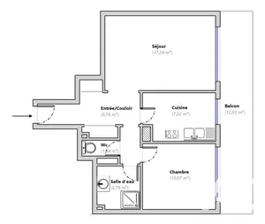 Appartement à Cagnes-sur-Mer (06800)