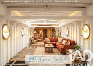 Péniche à Villeneuve-la-Garenne (92390)