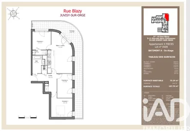 Appartement à Juvisy-sur-Orge (91260)